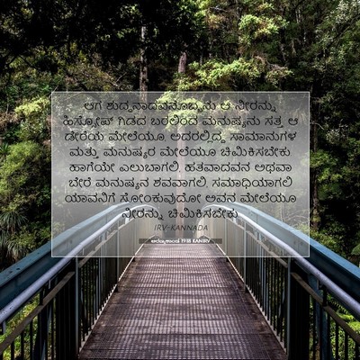 Picture 07 - ಅರಣ್ಯಕಾಂಡ 19:18 KANIRV - ಆಗ - Bible Verse Picture