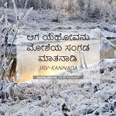 Picture 07 - ಅರಣ್ಯಕಾಂಡ 25:10 KANIRV - ಆಗ ಯೆಹೋವನು ಮೋಶೆಯ - Bible Verse Picture