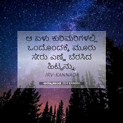 Picture 07 - ಅರಣ್ಯಕಾಂಡ 29:4 KANIRV - ಆ ಏಳು - Bible Verse Picture
