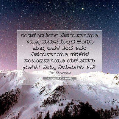 Picture 07 - ಅರಣ್ಯಕಾಂಡ 30:16 KANIRV - ಗಂಡಹೆಂಡತಿಯರ - Bible Verse Picture