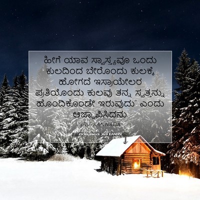 Picture 07 - ಅರಣ್ಯಕಾಂಡ 36:9 KANIRV - ಹೀಗೆ ಯಾವ - Bible Verse Picture