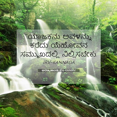 Picture 07 - ಅರಣ್ಯಕಾಂಡ 5:16 KANIRV - “‘ಯಾಜಕನು ಅವಳನ್ನು - Bible Verse Picture