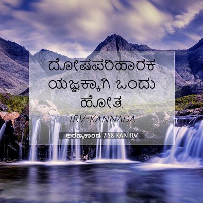 Picture 07 - ಅರಣ್ಯಕಾಂಡ 7:58 KANIRV - ದೋಷಪರಿಹಾರಕ - Bible Verse Picture