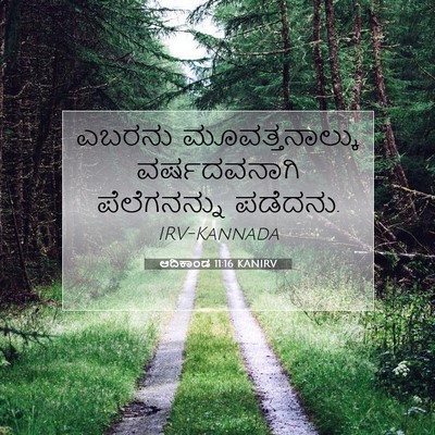 Picture 07 - ಆದಿಕಾಂಡ 11:16 KANIRV - ಎಬರನು - Bible Verse Picture