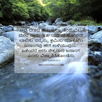 Picture 07 - ಆಮೋಸನು 7:2 KANIRV - ಅವು ದೇಶದ - Bible Verse Picture