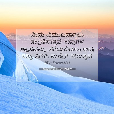 Picture 07 - ಕೀರ್ತನೆಗಳು 104:29 KANIRV - ನೀನು ವಿಮುಖನಾಗಲು - Bible Verse Picture