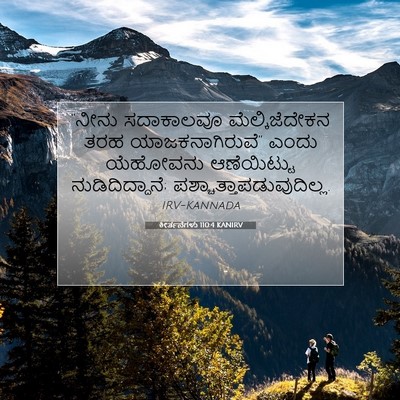 Picture 07 - ಕೀರ್ತನೆಗಳು 110:4 KANIRV - “ನೀನು ಸದಾಕಾಲವೂ - Bible Verse Picture