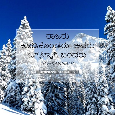 Picture 07 - ಕೀರ್ತನೆಗಳು 48:4 KANIRV - ರಾಜರು ಕೂಡಿಕೊಂಡರು; - Bible Verse Picture