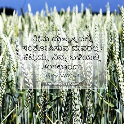 Picture 07 - ಕೀರ್ತನೆಗಳು 5:4 KANIRV - ನೀನು - Bible Verse Picture