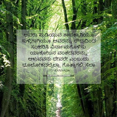 Picture 07 - ಕೀರ್ತನೆಗಳು 59:13 KANIRV - ಅವರು ನುಡಿಯುವ - Bible Verse Picture