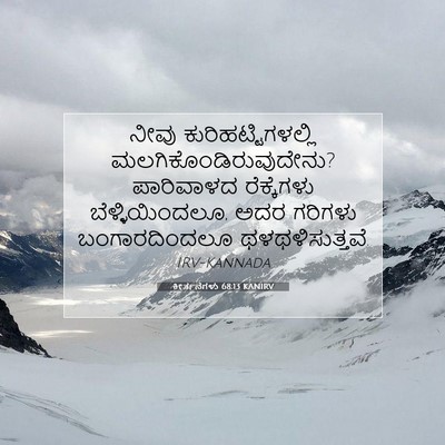 Picture 07 - ಕೀರ್ತನೆಗಳು 68:13 KANIRV - ನೀವು - Bible Verse Picture