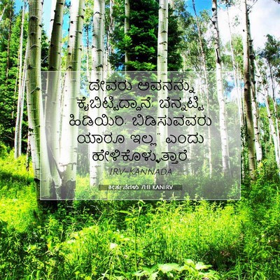 Picture 07 - ಕೀರ್ತನೆಗಳು 71:11 KANIRV - “ದೇವರು ಅವನನ್ನು - Bible Verse Picture