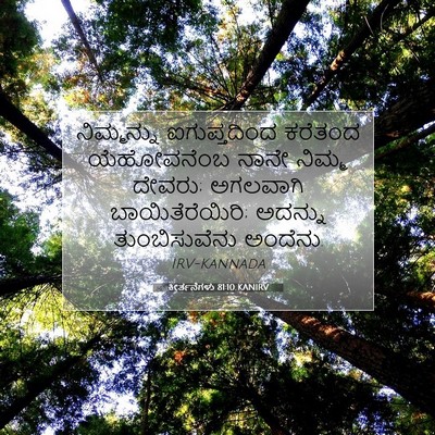 Picture 07 - ಕೀರ್ತನೆಗಳು 81:10 KANIRV - ನಿಮ್ಮನ್ನು - Bible Verse Picture