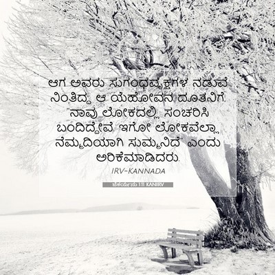 Picture 07 - ಜೆಕರ್ಯನು 1:11 KANIRV - ಆಗ ಅವರು - Bible Verse Picture