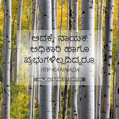 Picture 07 - ಜ್ಞಾನೋಕ್ತಿಗಳು 6:7 KANIRV - ಅದಕ್ಕೆ ನಾಯಕ, - Bible Verse Picture