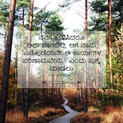 Picture 07 - ದಾನಿಯೇಲನು 12:8 KANIRV - ನನಗೆ ಕೇಳಿಸಿದರೂ - Bible Verse Picture