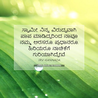 Picture 07 - ದಾನಿಯೇಲನು 9:8 KANIRV - ಸ್ವಾಮೀ, ನಿನ್ನ - Bible Verse Picture
