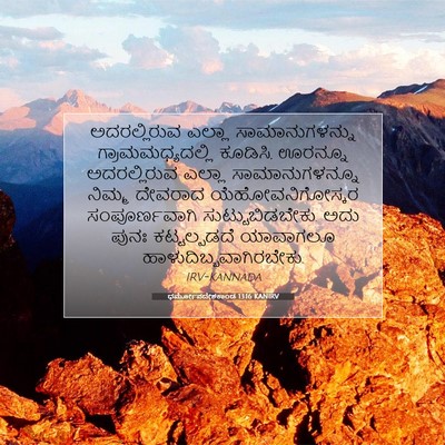 Picture 07 - ಧರ್ಮೋಪದೇಶಕಾಂಡ 13:16 KANIRV - ಅದರಲ್ಲಿರುವ ಎಲ್ಲಾ - Bible Verse Picture