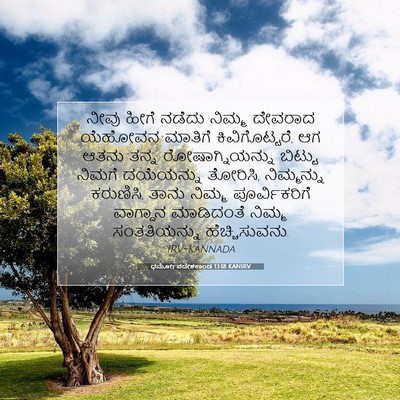 Picture 07 - ಧರ್ಮೋಪದೇಶಕಾಂಡ 13:18 KANIRV - ನೀವು ಹೀಗೆ ನಡೆದು - Bible Verse Picture