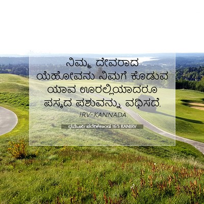 Picture 07 - ಧರ್ಮೋಪದೇಶಕಾಂಡ 16:5 KANIRV - ನಿಮ್ಮ ದೇವರಾದ - Bible Verse Picture