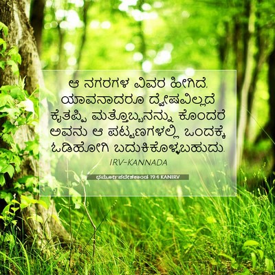 Picture 07 - ಧರ್ಮೋಪದೇಶಕಾಂಡ 19:4 KANIRV - ಆ ನಗರಗಳ ವಿವರ - Bible Verse Picture