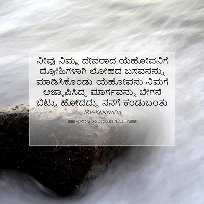 Picture 07 - ಧರ್ಮೋಪದೇಶಕಾಂಡ 9:16 KANIRV - ನೀವು ನಿಮ್ಮ ದೇವರಾದ - Bible Verse Picture