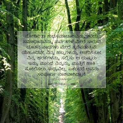 Picture 07 - ನಹೂಮನು 1:15 KANIRV - ನೋಡಿರಿ ಆ - Bible Verse Picture