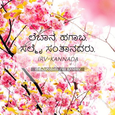 Picture 07 - ನೆಹೆಮೀಯನು 7:48 KANIRV - ಲೆಬಾನ, ಹಗಾಬ, ಸಲ್ಮೈ - Bible Verse Picture
