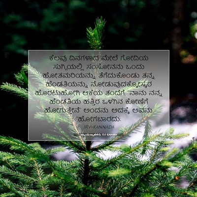 Picture 07 - ನ್ಯಾಯಸ್ಥಾಪಕರು 15:1 KANIRV - ಕೆಲವು ದಿನಗಳಾದ - Bible Verse Picture