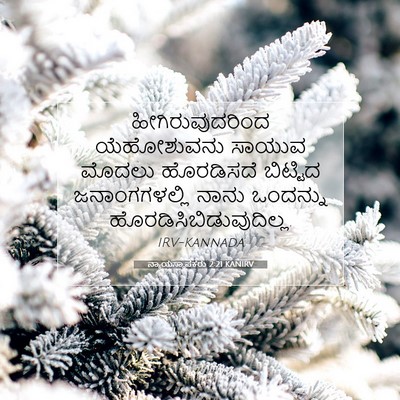 Picture 07 - ನ್ಯಾಯಸ್ಥಾಪಕರು 2:21 KANIRV - ಹೀಗಿರುವುದರಿಂದ - Bible Verse Picture