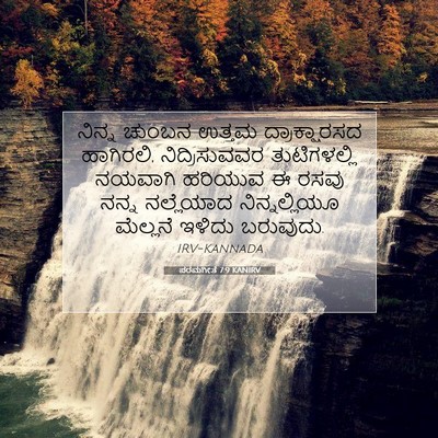 Picture 07 - ಪರಮಗೀತೆ 7:9 KANIRV - ನಿನ್ನ ಚುಂಬನ ಉತ್ತಮ - Bible Verse Picture