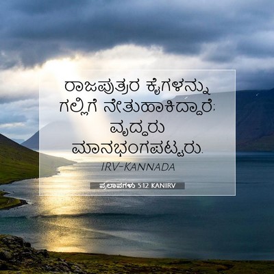 Picture 07 - ಪ್ರಲಾಪಗಳು 5:12 KANIRV - ರಾಜಪುತ್ರರ - Bible Verse Picture