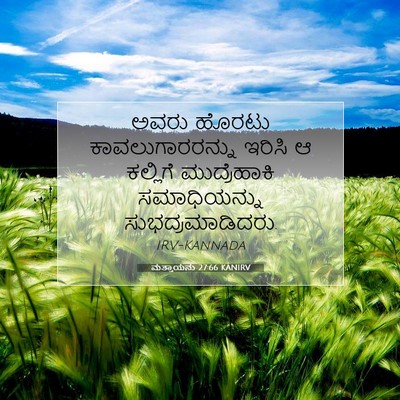 Picture 07 - ಮತ್ತಾಯನು 27:66 KANIRV - ಅವರು ಹೊರಟು - Bible Verse Picture