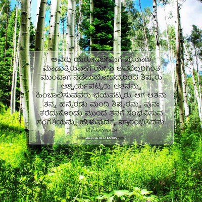 Picture 07 - ಮಾರ್ಕನು 10:32 KANIRV - ಅವರು ಯೆರೂಸಲೇಮಿಗೆ - Bible Verse Picture