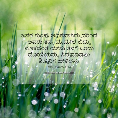 Picture 07 - ಮಾರ್ಕನು 3:9 KANIRV - ಜನರ ಗುಂಪು - Bible Verse Picture