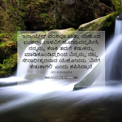 Picture 07 - ಯೆರೆಮೀಯನು 11:17 KANIRV - ಇಸ್ರಾಯೇಲ್ ವಂಶವೂ - Bible Verse Picture