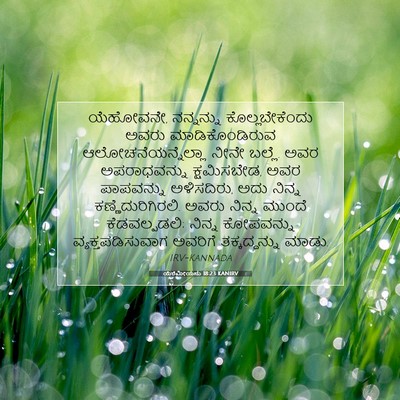Picture 07 - ಯೆರೆಮೀಯನು 18:23 KANIRV - ಯೆಹೋವನೇ, ನನ್ನನ್ನು - Bible Verse Picture