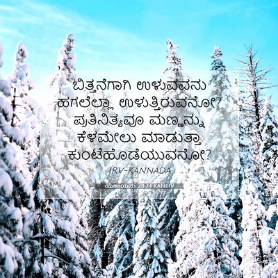 Picture 07 - ಯೆಶಾಯನು 28:24 KANIRV - ಬಿತ್ತನೆಗಾಗಿ - Bible Verse Picture