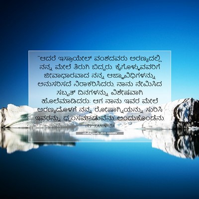 Picture 07 - ಯೆಹೆಜ್ಕೇಲನು 20:13 KANIRV - “‘ಆದರೆ ಇಸ್ರಾಯೇಲ್ - Bible Verse Picture