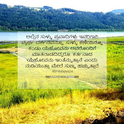 Picture 07 - ಯೆಹೆಜ್ಕೇಲನು 22:28 KANIRV - ಅಲ್ಲಿನ ಸುಳ್ಳು - Bible Verse Picture