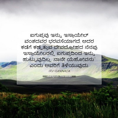 Picture 07 - ಯೆಹೆಜ್ಕೇಲನು 29:16 KANIRV - ಐಗುಪ್ತವು ಇನ್ನು - Bible Verse Picture