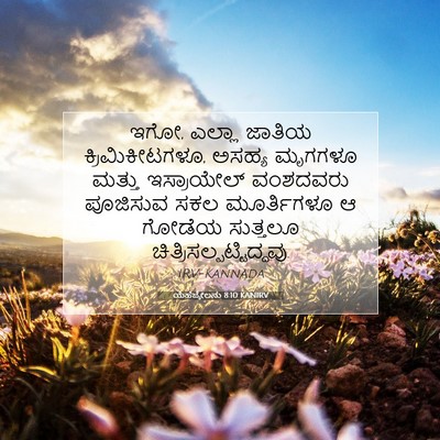 Picture 07 - ಯೆಹೆಜ್ಕೇಲನು 8:10 KANIRV - ಇಗೋ, ಎಲ್ಲಾ ಜಾತಿಯ - Bible Verse Picture