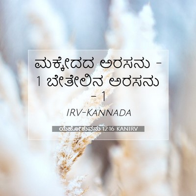 Picture 07 - ಯೆಹೋಶುವನು 12:16 KANIRV - ಮಕ್ಕೇದದ ಅರಸನು - 1 - Bible Verse Picture