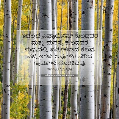 Picture 07 - ಯೆಹೋಶುವನು 16:9 KANIRV - ಇದಲ್ಲದೆ ಎಫ್ರಾಯೀಮ್ - Bible Verse Picture