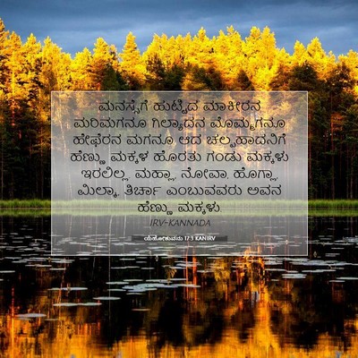 Picture 07 - ಯೆಹೋಶುವನು 17:3 KANIRV - ಮನಸ್ಸೆಗೆ ಹುಟ್ಟಿದ - Bible Verse Picture