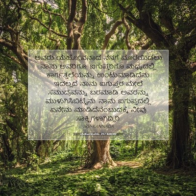 Picture 07 - ಯೆಹೋಶುವನು 24:7 KANIRV - ಅವರು ಯೆಹೋವನಾದ - Bible Verse Picture