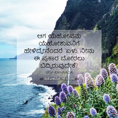 Picture 07 - ಯೆಹೋಶುವನು 7:10 KANIRV - ಆಗ ಯೆಹೋವನು - Bible Verse Picture
