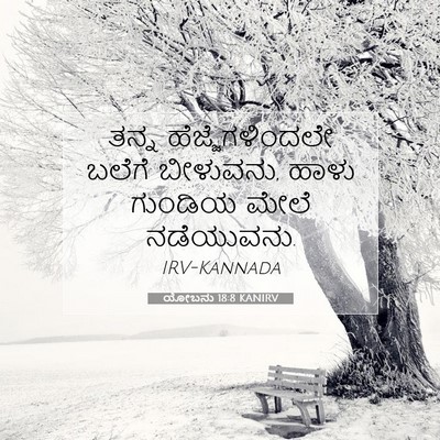 Picture 07 - ಯೋಬನು 18:8 KANIRV - ತನ್ನ - Bible Verse Picture