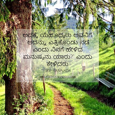 Picture 07 - ಯೋಹಾನನು 5:12 KANIRV - ಅದಕ್ಕೆ ಯೆಹೂದ್ಯರು - Bible Verse Picture