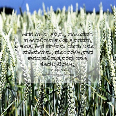 Picture 07 - ಯೋಹಾನನು 7:39 KANIRV - ಆದರೆ ಯೇಸು - Bible Verse Picture